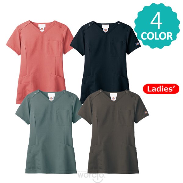 画像3: 【Dickies】レディススクラブ (3)