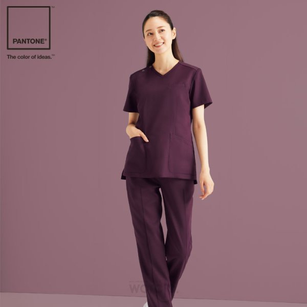 画像4: 【PANTONE】レディスストレートパンツ (4)