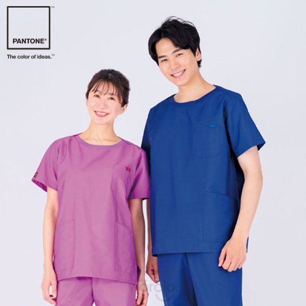 画像1: 【PANTONE】Tシャツライク スクラブ (1)