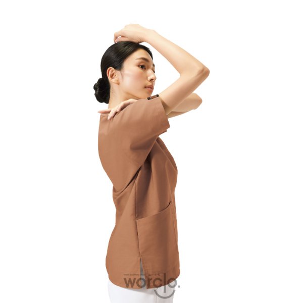 画像2: 【PANTONE】スクラブ(モカムース) 7000SC-32 (2)