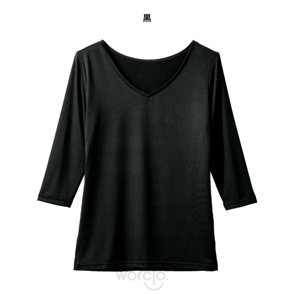 画像2: 【モンブラン】インナーTシャツ　レディス／MZ501 (2)