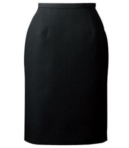画像1: 【フォーク】スカート  FS45780-9　 ブラック　　　　　　　 　　　 (1)