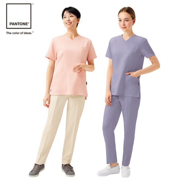 画像2: 【PANTONE】レディスストレートパンツ (2)