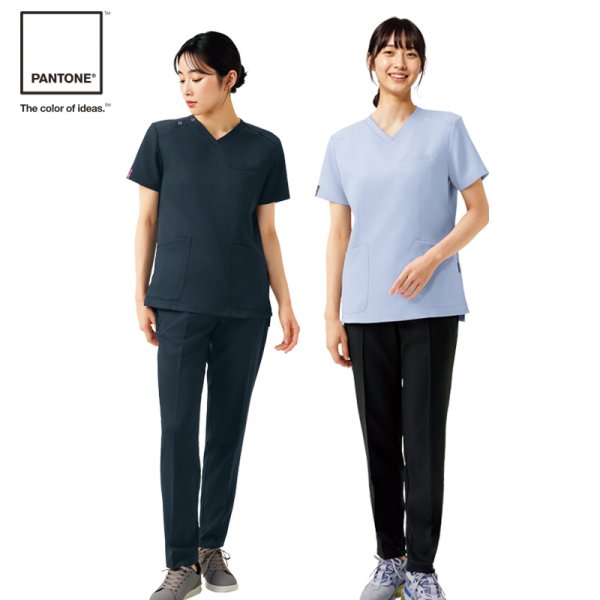 画像3: 【PANTONE】レディスストレートパンツ (3)