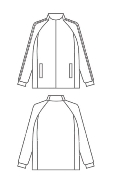 画像2: 【モンブラン】トレーニングジャケット男女兼用