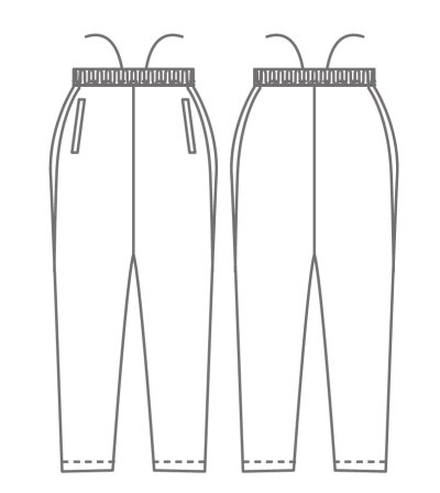 画像2: 【モンブラン】トレーニングパンツ男女兼用