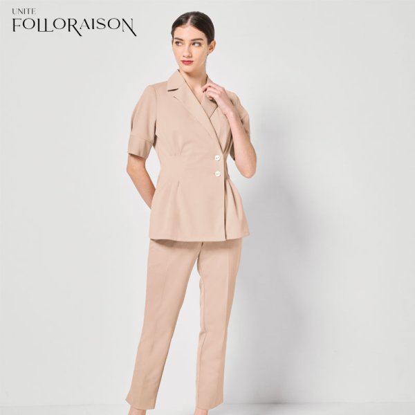 画像1: 【FOLLORAISON】ジャケット（六分袖） (1)