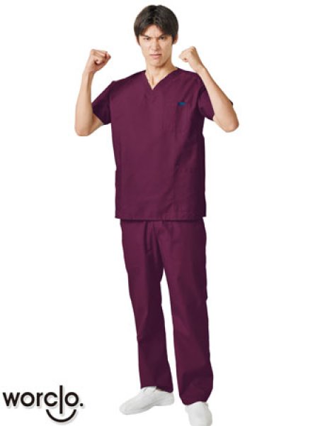 画像3: 【PANTONE】スクラブ（ワイン） 7000SC-16 (3)