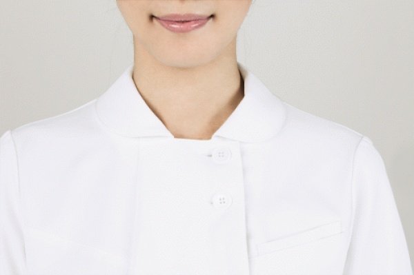 画像5: 【モンブラン】ナースジャケット半袖(ミント) 73-1946 (5)