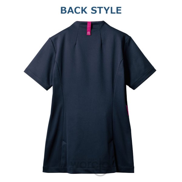 画像6: 【モンブラン】女性半袖スクラブ／ 73-225 (6)